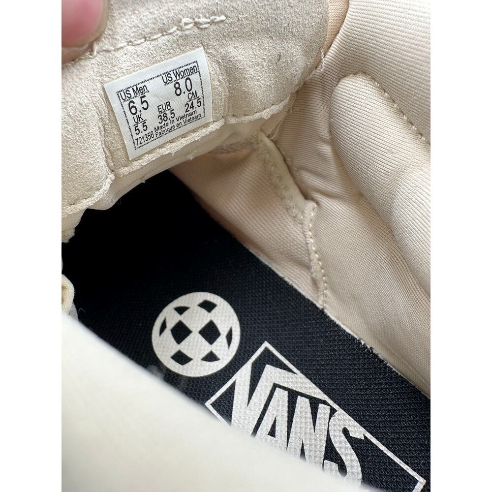Mens Size 6.5 Vans Sneakers MTE Crosspath Mid Lace Up cream 721356 women 8 - Picture 5 of 5